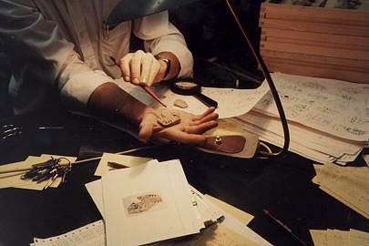 Tablet examination in the archaic collection of the University of Heidelberg 